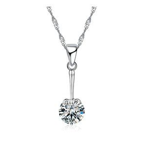 ❤️ Drop Minimalist Elegant Necklace 925 Sterling Silver For Woman